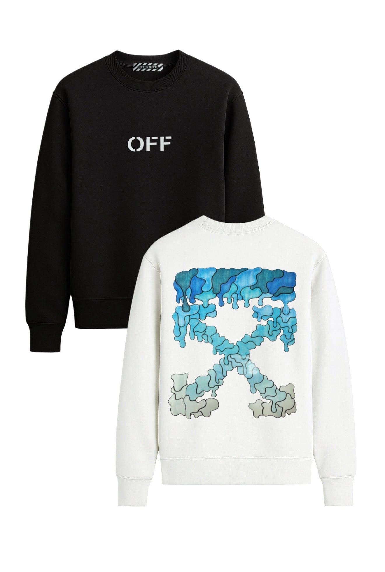 SUDADERA OFF WHlTE