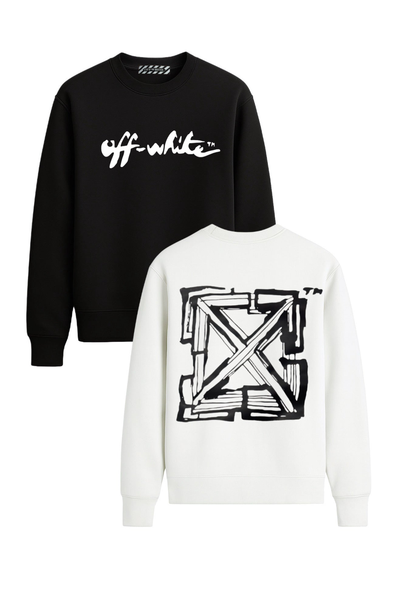 SUDADERA OFF WHlTE