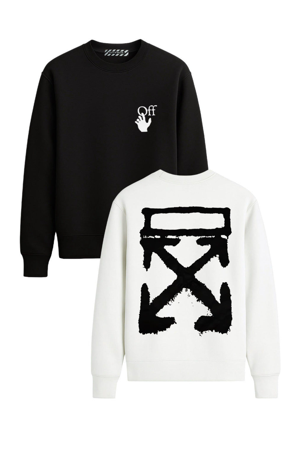 SUDADERA OFF WHlTE