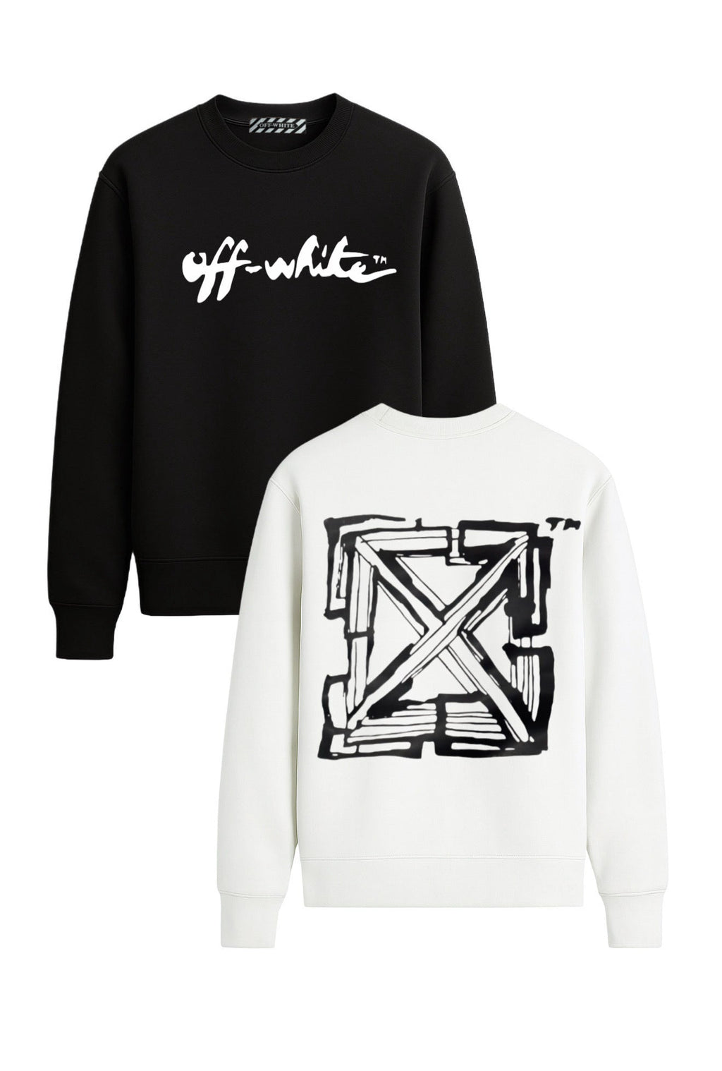 SUDADERA OFF WHlTE