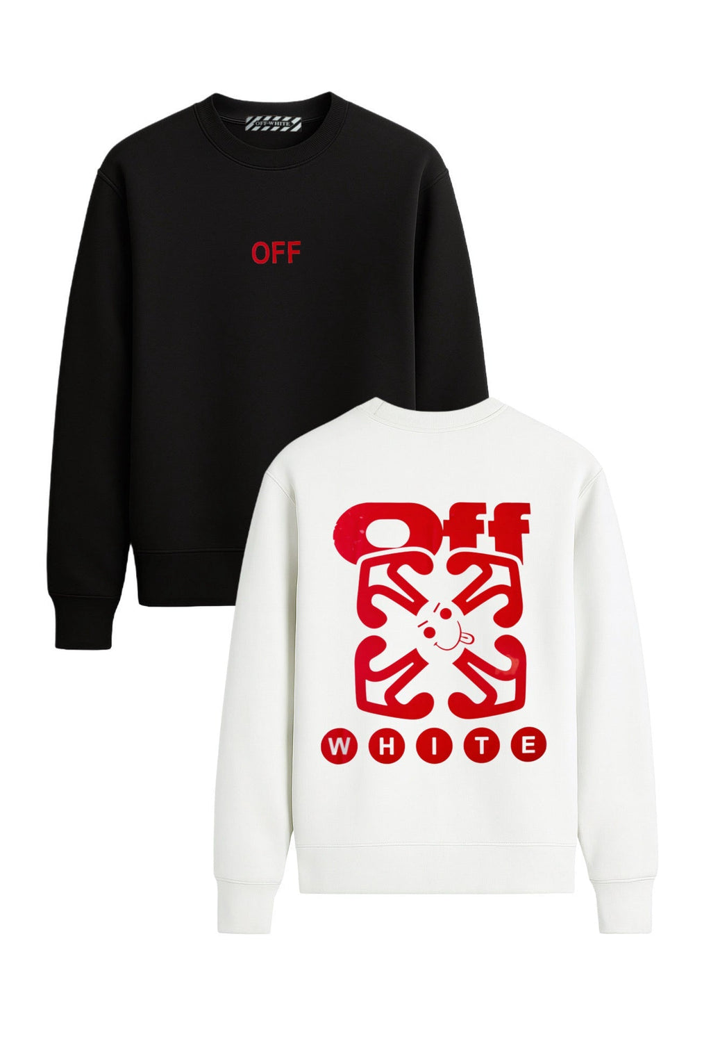 SUDADERA OFF WHlTE