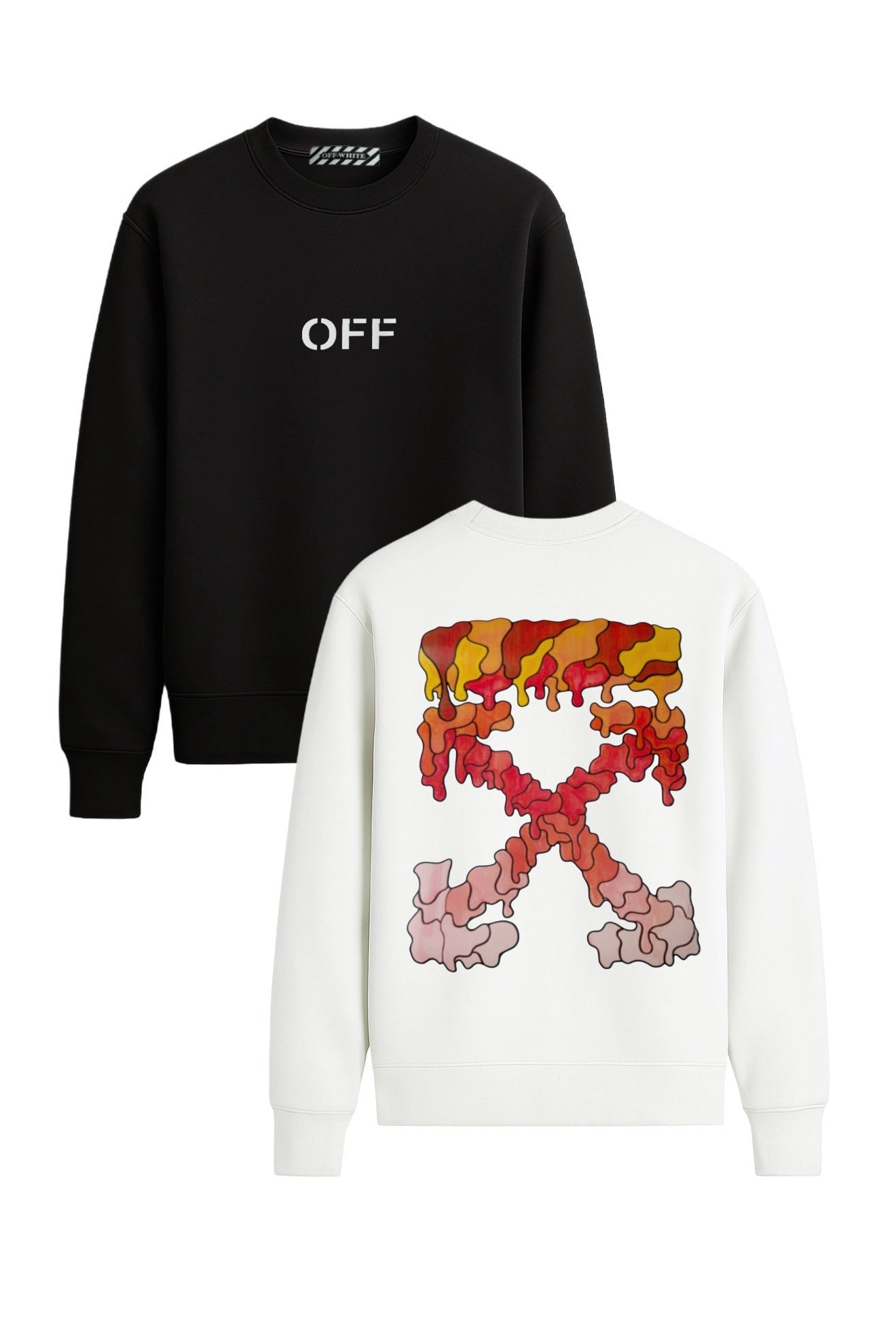 SUDADERA OFF WHlTE