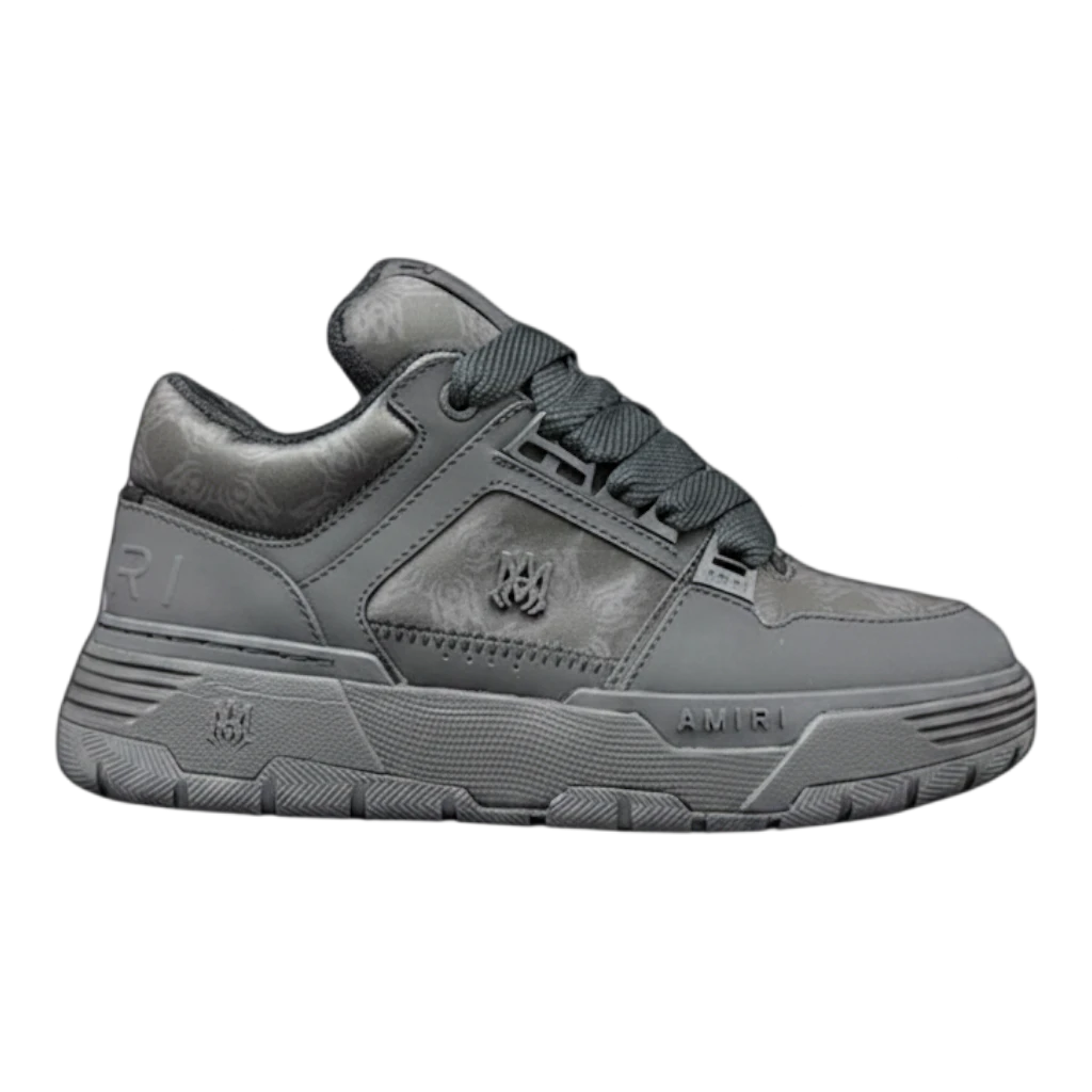 Zapatillas Dripbcnoficial AMIRI MA-1 de color gris con diseño texturizado y suela de plataforma robusta
